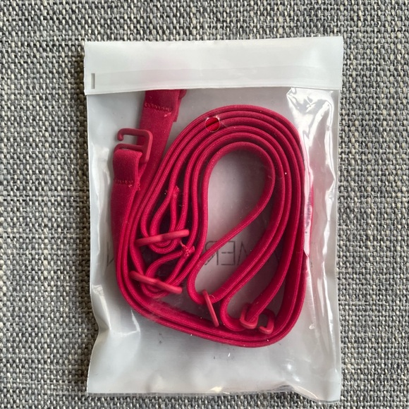 EUC Zimmermann red bandeau bikini top, Size 3/ L - Picture 5 of 9